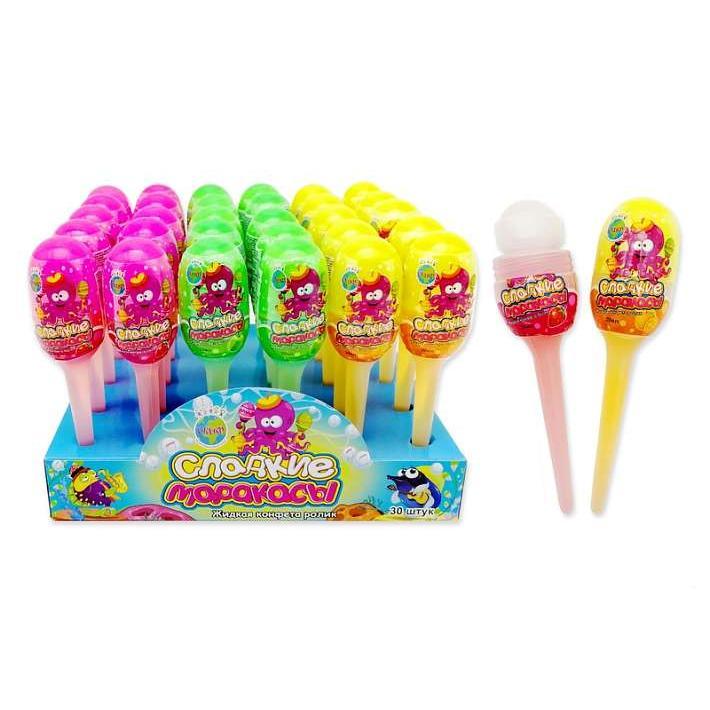 Жидкая конфета-ролик "Сладкие маракасы" 20г/30шт/Скиф