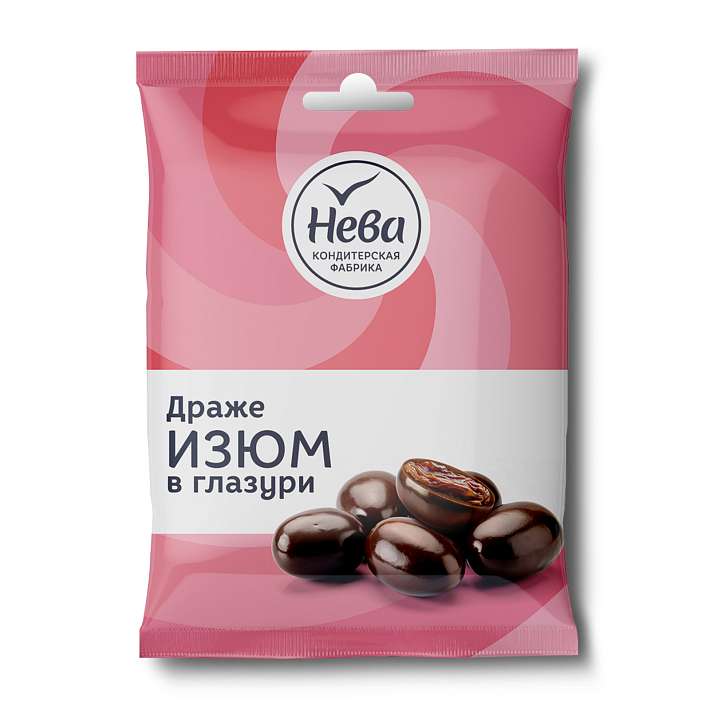Драже "Изюм" в глазури 140г/КФ Нева