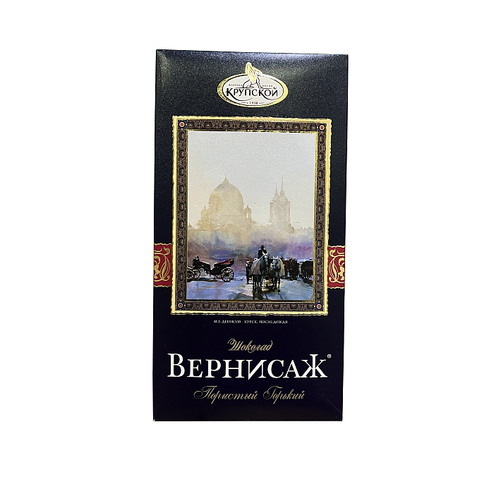 Шоколад Вернисаж пористый горький 150г/КФ Крупской