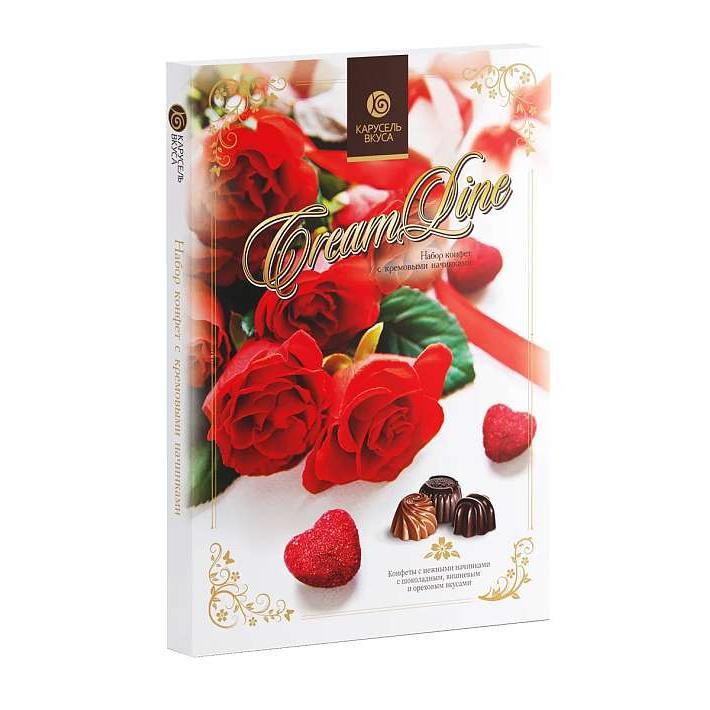 Набор конфет "Красные Розы" 150г/Шоколадница