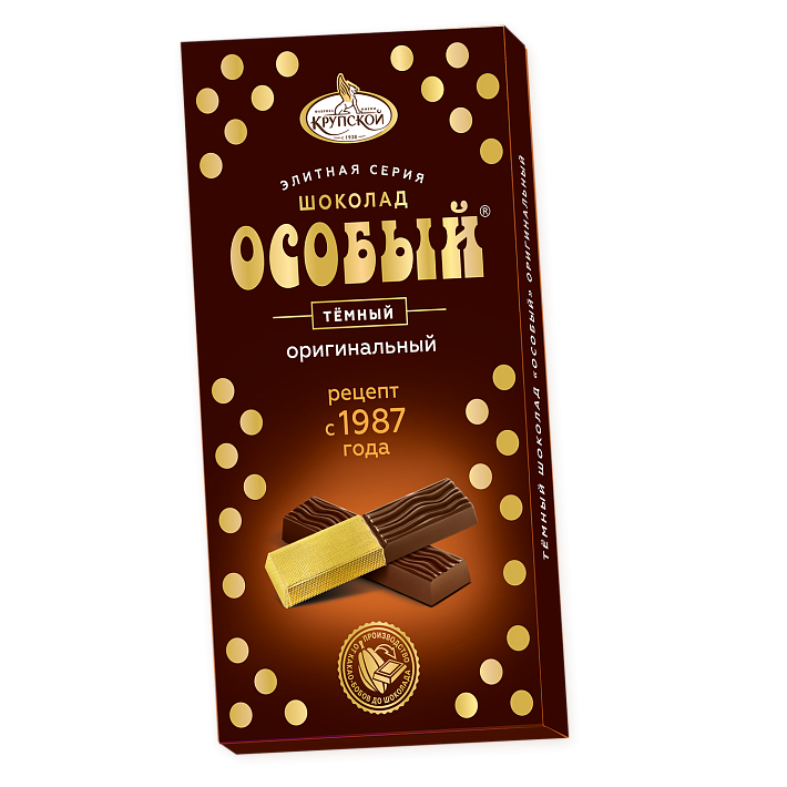 Шоколад Особый темный оригинальный 88г/КФ Крупской