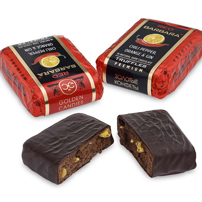 Конфеты трюфели "RED BARBARA" 1кг/Golden Candies
