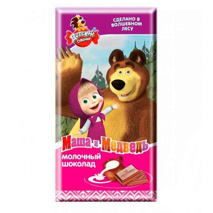 Шоколад молочный "Детский сувенир" 85г/КФ Крупской