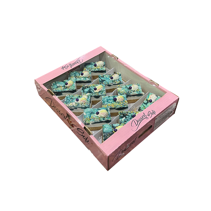 Пирожные "Морская ракушка" сливочный крем, зефир, мармелад 2,5 кг