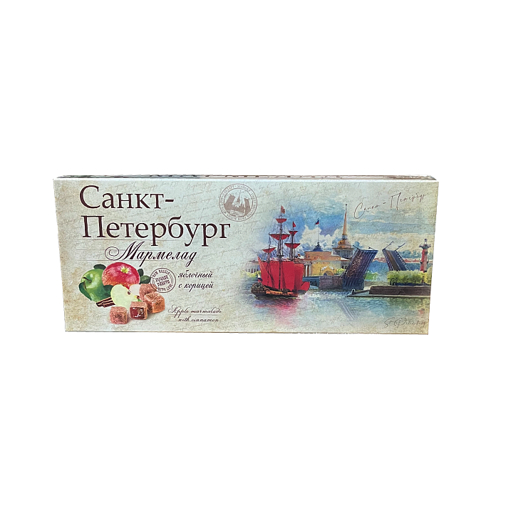 Мармелад "Санкт-Петербург" Яблочный с корицей 200г/Империал