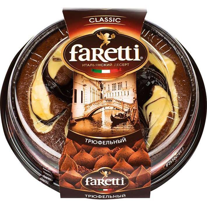 Торт бисквитный "Трюфельный" 400 гр/`Faretti