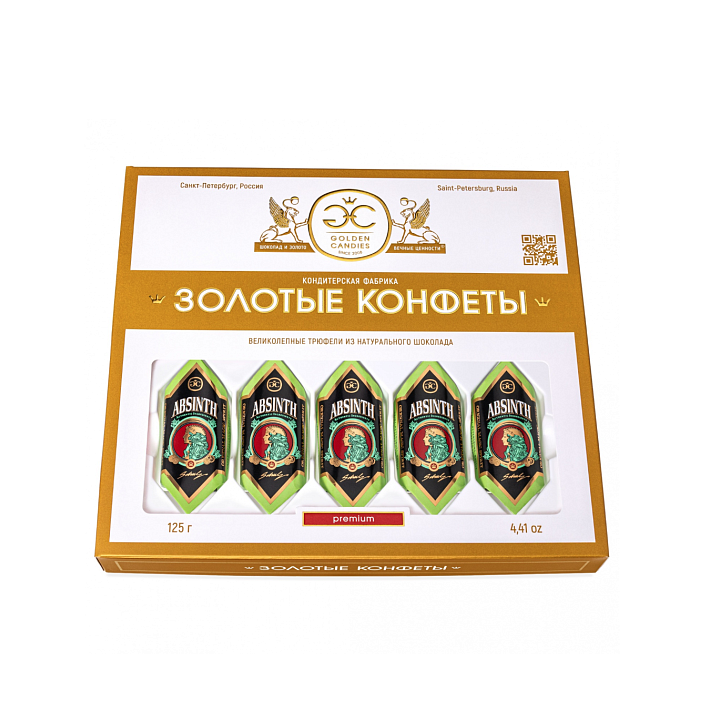 Трюфели "Абсент" 125г/Golden Candies