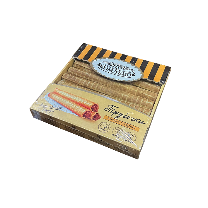 Трубочки "Комлево" с вареной сгущенкой 750г