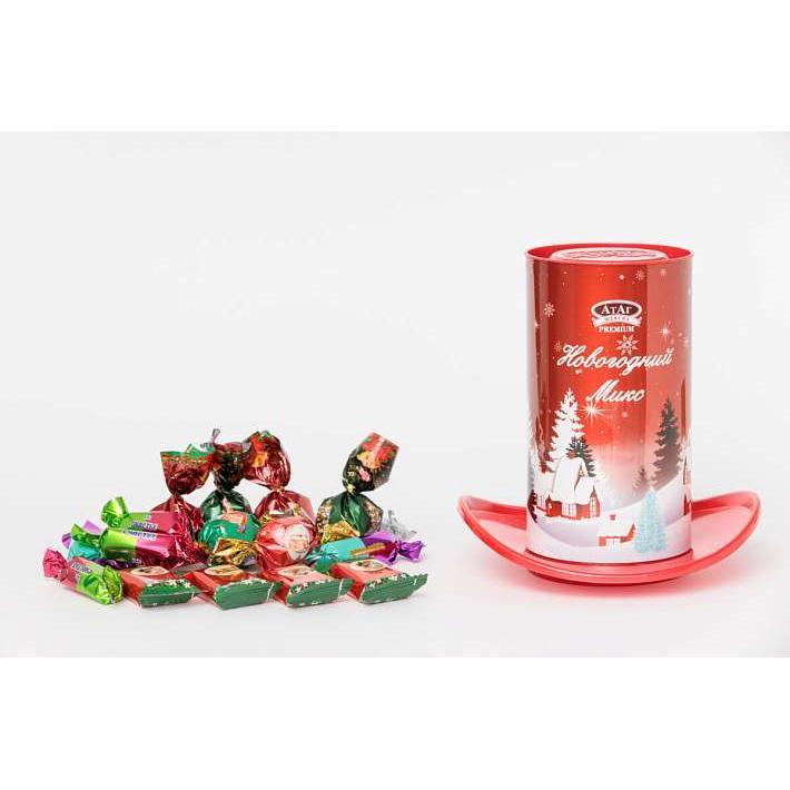 Набор конфет "Новогодний микс" (цилиндр) 200г/АтАг
