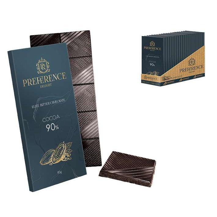 Шоколад "Preference Delight" горький элитный 90% 95г/Спартак