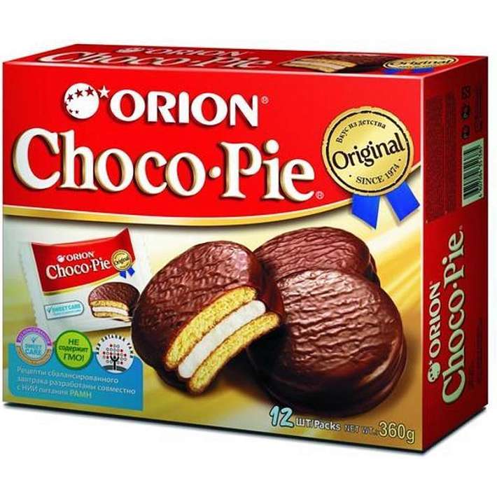 Печенье "Choco Pie" 30г/12шт/Orion