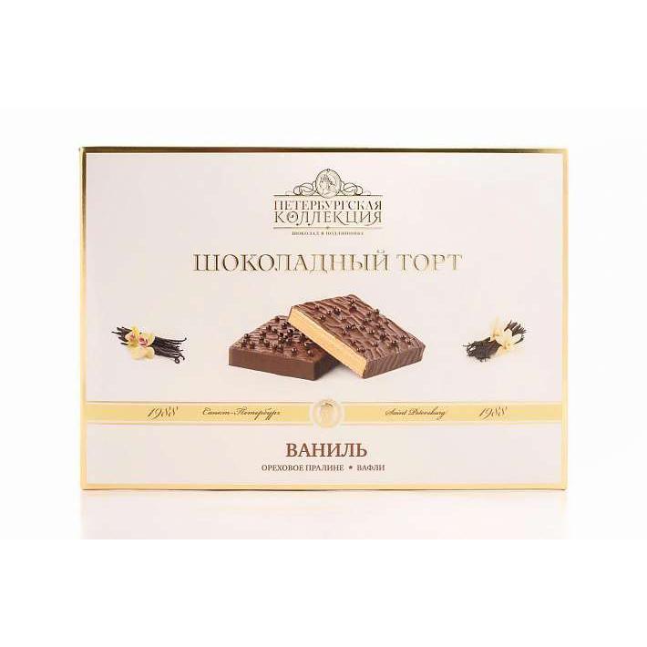 Шоколадный торт Ваниль 650г/Петербургская Коллекция