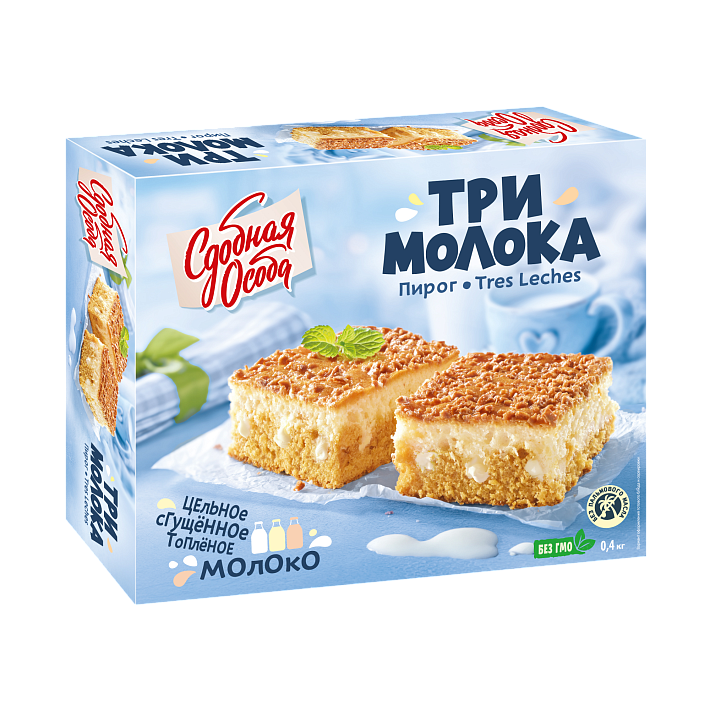 Пирог "Три молока" 400г/Черемушки