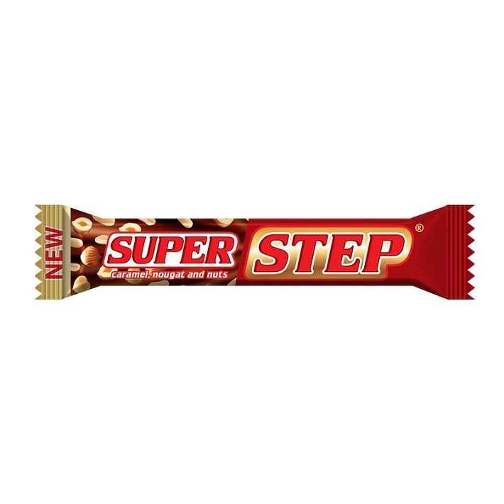 Конфеты глазированные "Super Step" 65г/20шт/КФ Славянка