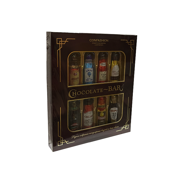 Набор конфет "Шоколад-Бар" 120г/10шт Акция /Саратовская КФ