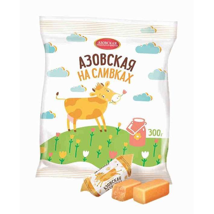 Конфеты "Азовская Молочная" на сливках 300г/Азов
