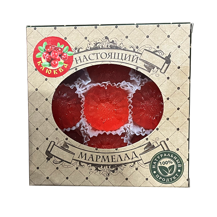 Мармелад ж/ф "с Клюквой" 300г/Клен