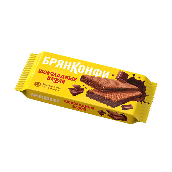 Вафли Шоколадные 190г/Брянконфи