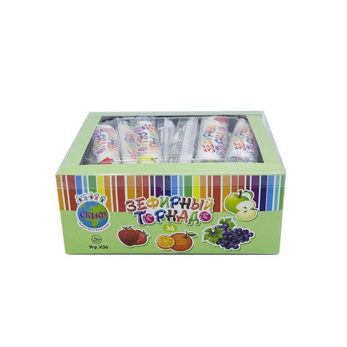 Зефир косичка Зефирный торнадо 9г/36шт/12бл/Скиф