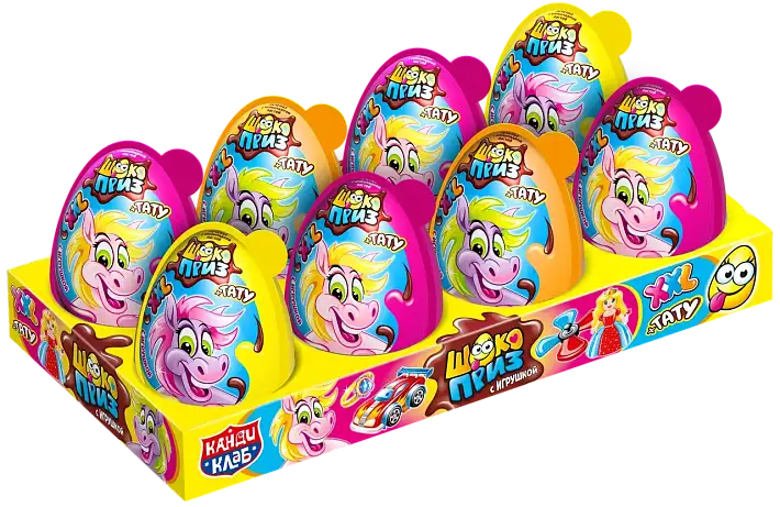 Печенье с шоколадной пастой "Шокоприз XXL" Няшка Коняшка и игрушкой 30г/8шт/Канди Клаб