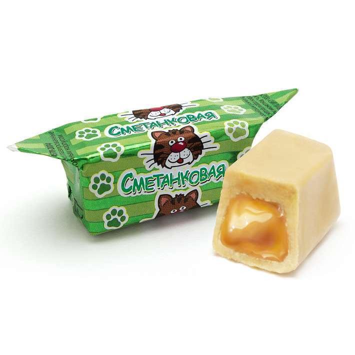 Конфеты "Сметанковая" 1кг/4пак/SweetLife