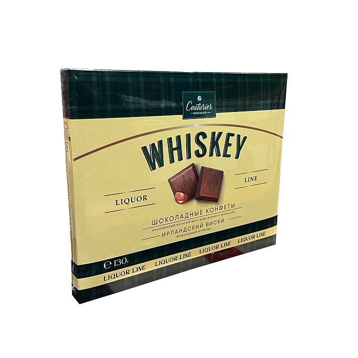 Набор конфет "LIQUOR LINE" со вкусом Whiskey 130г/Шоколадный Кутюрье