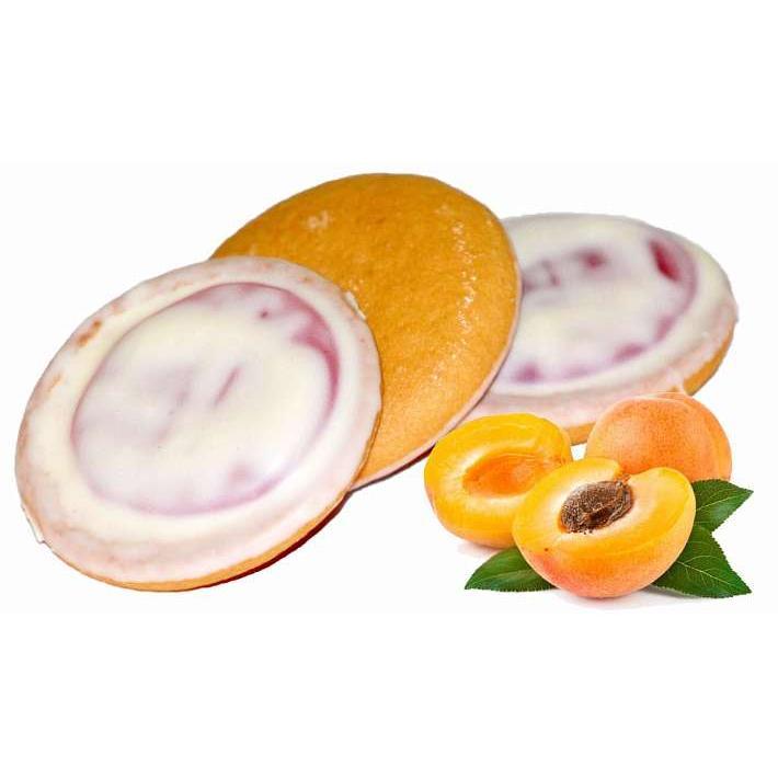 Печенье бисквитное "КиКо" в белой глазури с начинкой Абрикос 1,2кг/Кинельский Кондитер