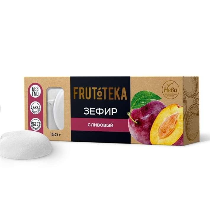Зефир "Сливовый" на изомальте в кокос.стружке 150г /Нева КФ
