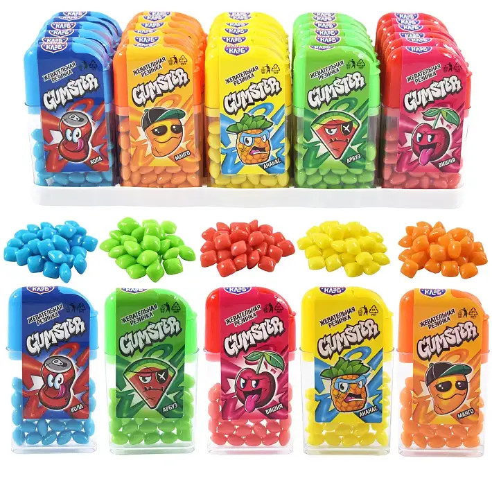 Жевательная резинка "GUMSTER" 8г/30шт/Канди Клаб