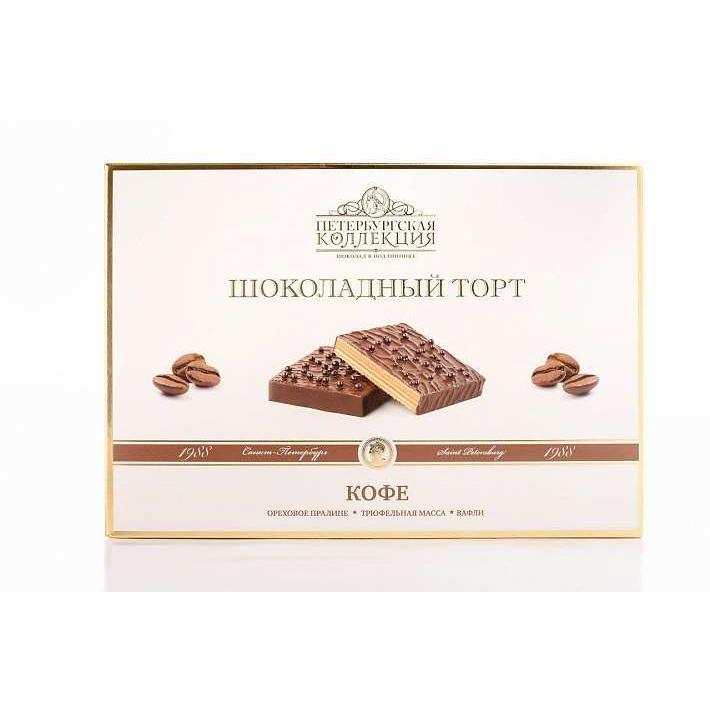 Шоколадный торт Кофе 650г/Петербургская Коллекция