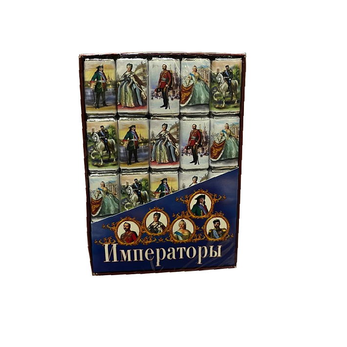 Шоколадный набор "Императоры" (5г*20шт) 100г/Дилан+