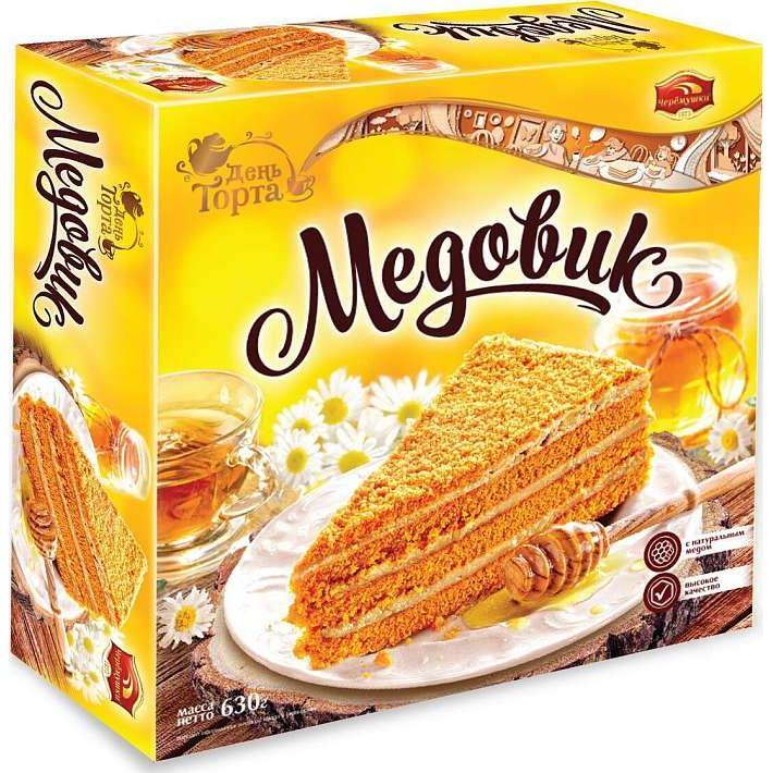 Торт Медовик 630г/Черемушки