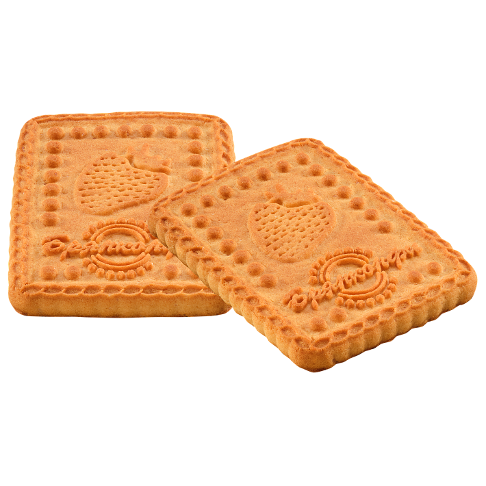 Печенье сахарное Клубника со сливками 6кг/Брянконфи