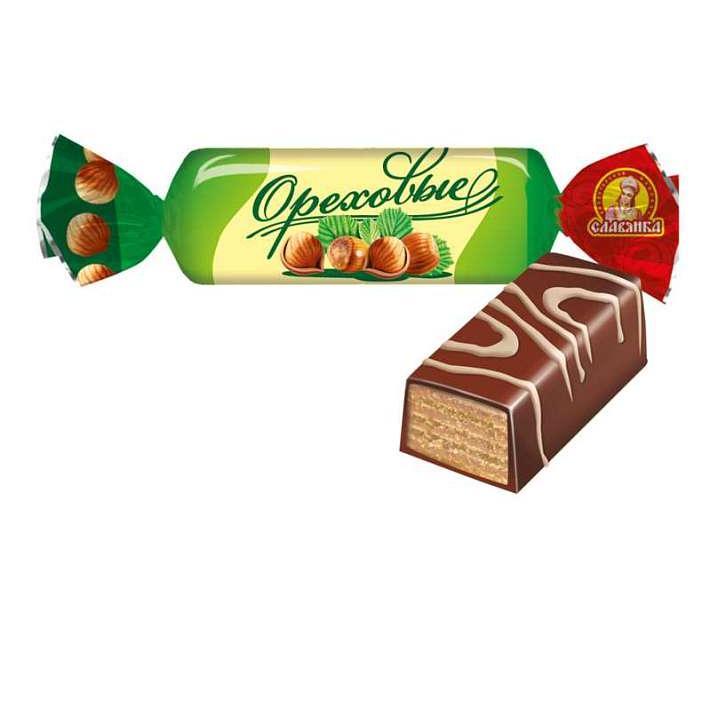 Конфеты Ореховые 1 кг/КФ Славянка