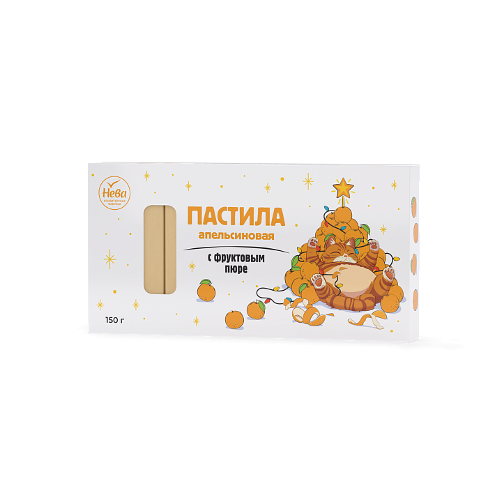 Пастила "Апельсиновая" НГ 150г/Нева КФ