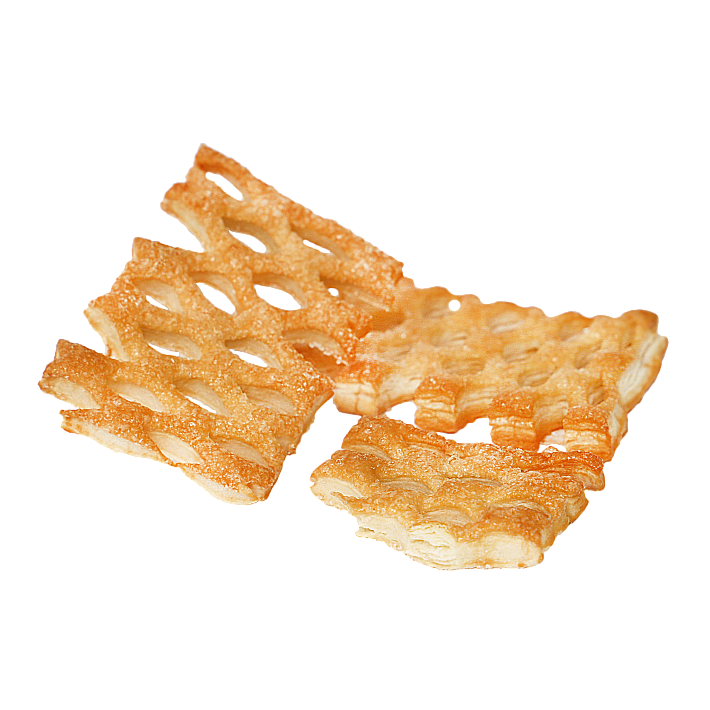 Печенье слоеное "Сетка в сахаре" 1 кг/Сажина ИП