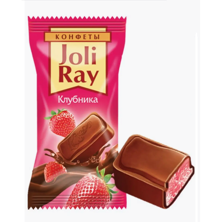 Конфеты "Joli Ray" со вкусом Клубники 1 кг/Сибирская белочка
