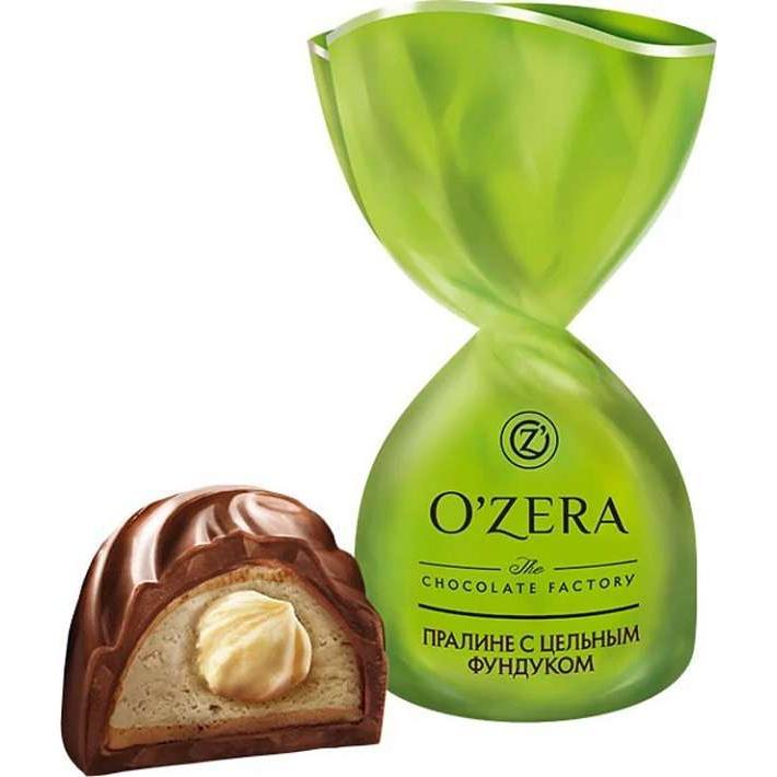 Конфеты O'Zera пралине с цельным фундуком 500г/Озерский Сувенир