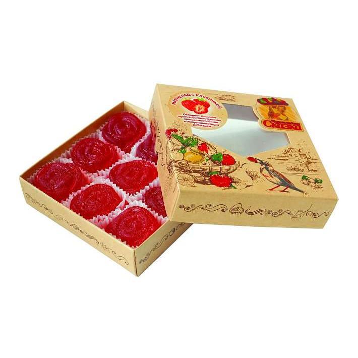 Мармелад с Клубникой 300г/Мармеладная сказка