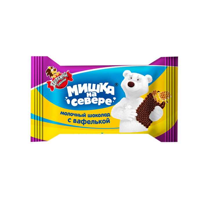 Мишка на севере с вафлями 3,5кг/КФ Крупской