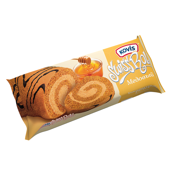 Рулет "Swiss Roll" медовый 175г/Раменский КК