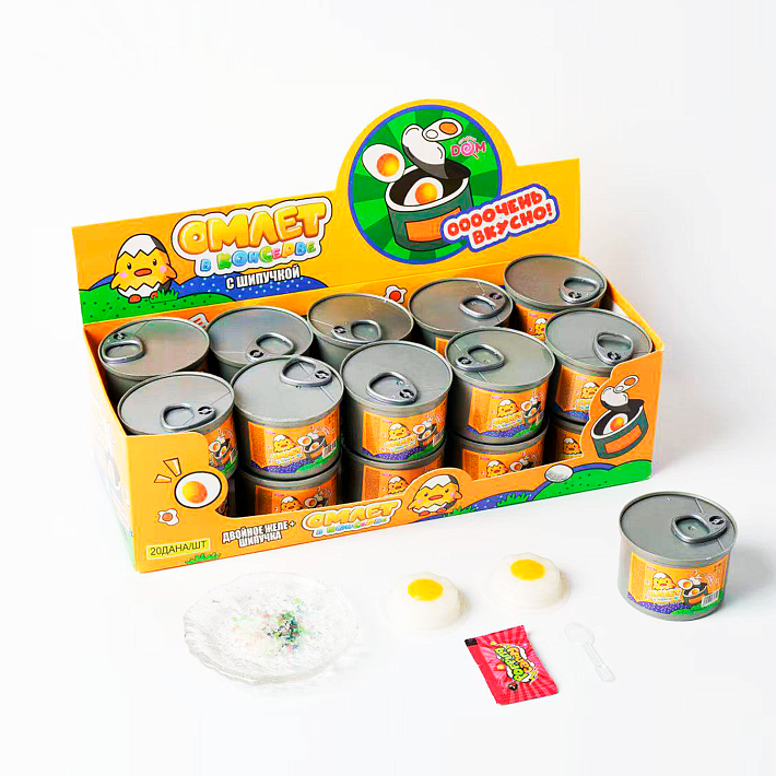 Мармелад "Двойной Омлет" в консерве 26г/20шт