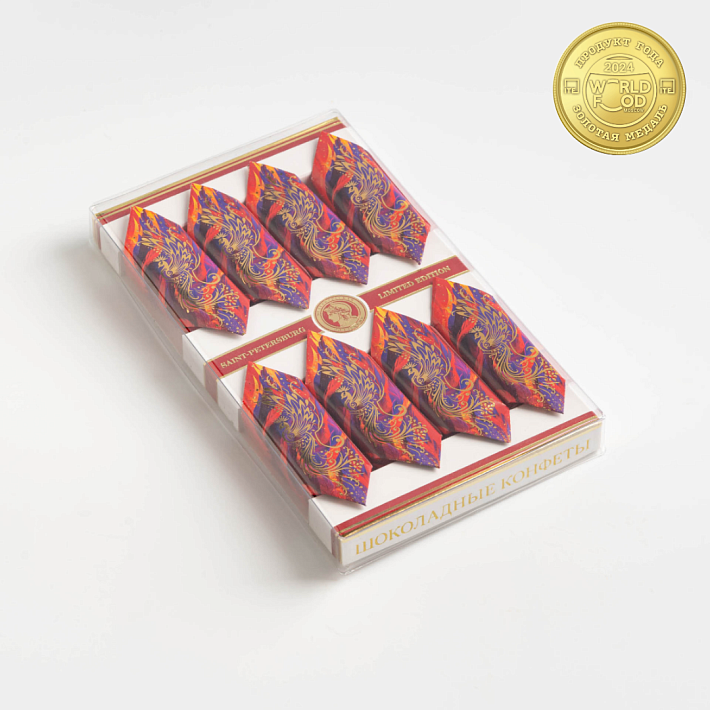 Набор конфет "Миндальное пралине & сливочный крем" Жар-птица 160г/Петербургская Коллекция