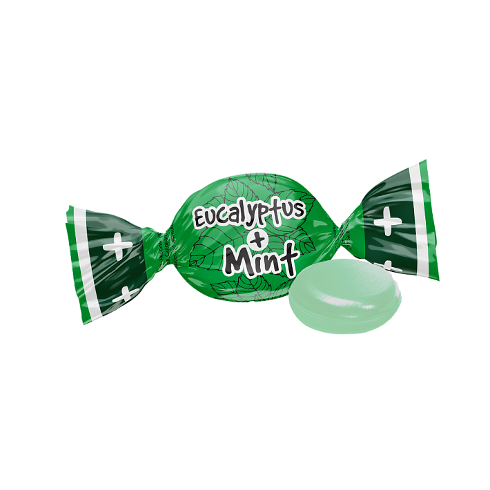 Карамель леденцовая "Эвкалипт+Мята" 1кг/Невский кондитер