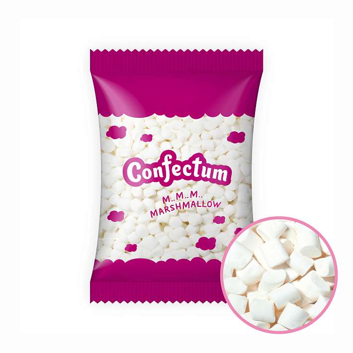 Маршмеллоу "Confectum Mini" Ваниль 600г/Конфектум
