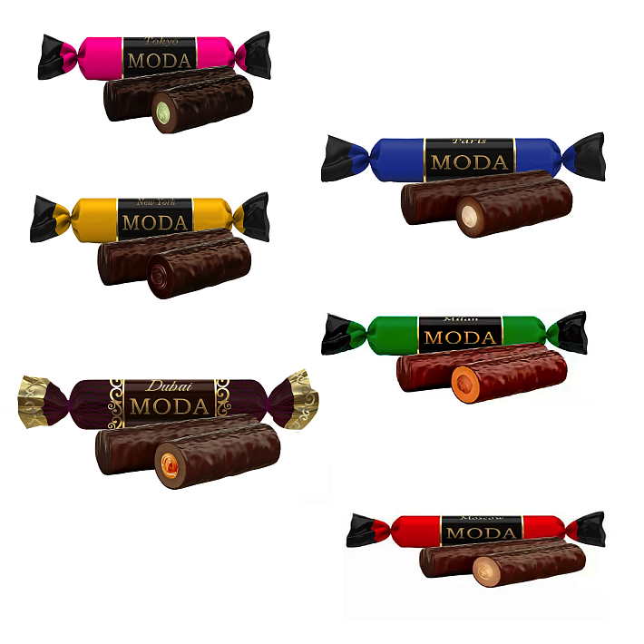 Конфеты "MODA ассорти" 1кг/Сладкий орешек