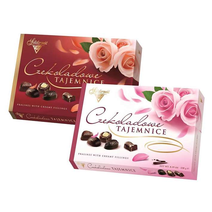 Набор шоколадных конфет "Шоколадные Секреты" (розы) 238г/Солидарность
