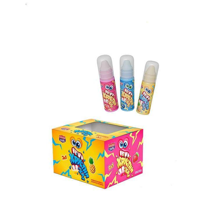 Жидкая конфета «Хрустни-ка» с сахарной конфетой Ассорти 20г/30шт/Candy Club