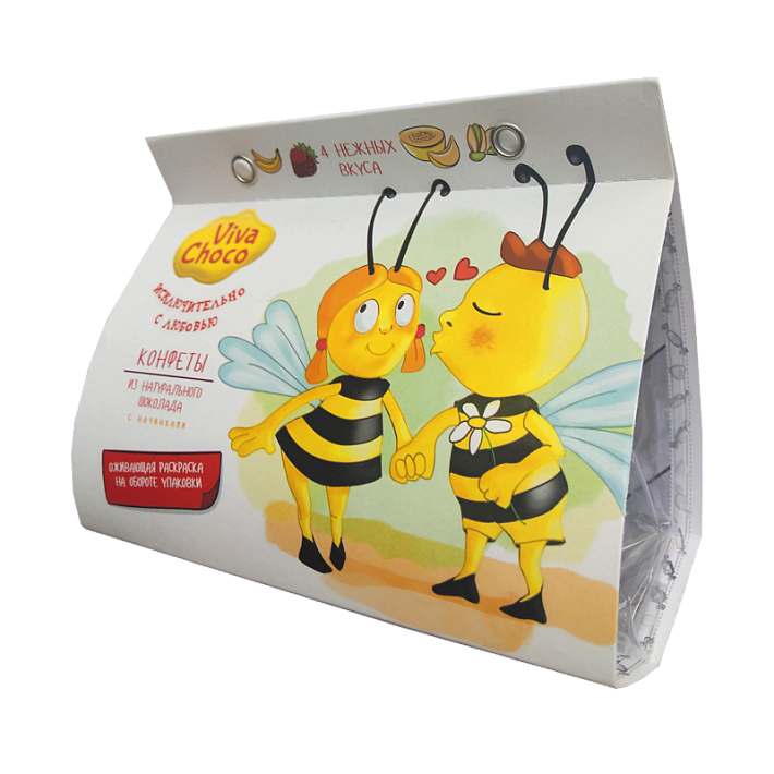 Конфеты VivaChoco Happy day Ассорти 100г/12шт/Ванюшкины сладости