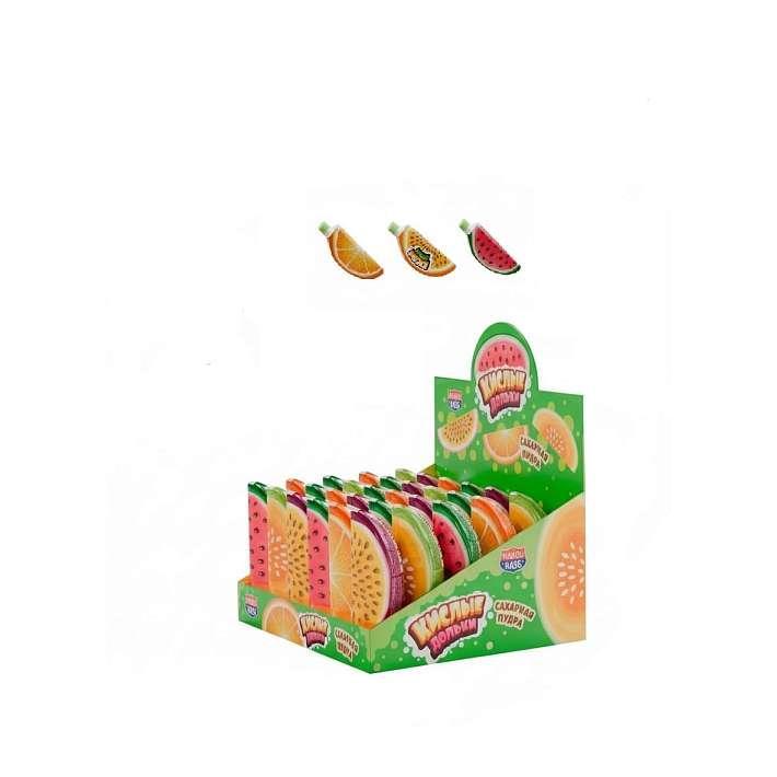 Cахарная пудра «Кислые дольки» Ассорти 10г/30шт/Candy Club